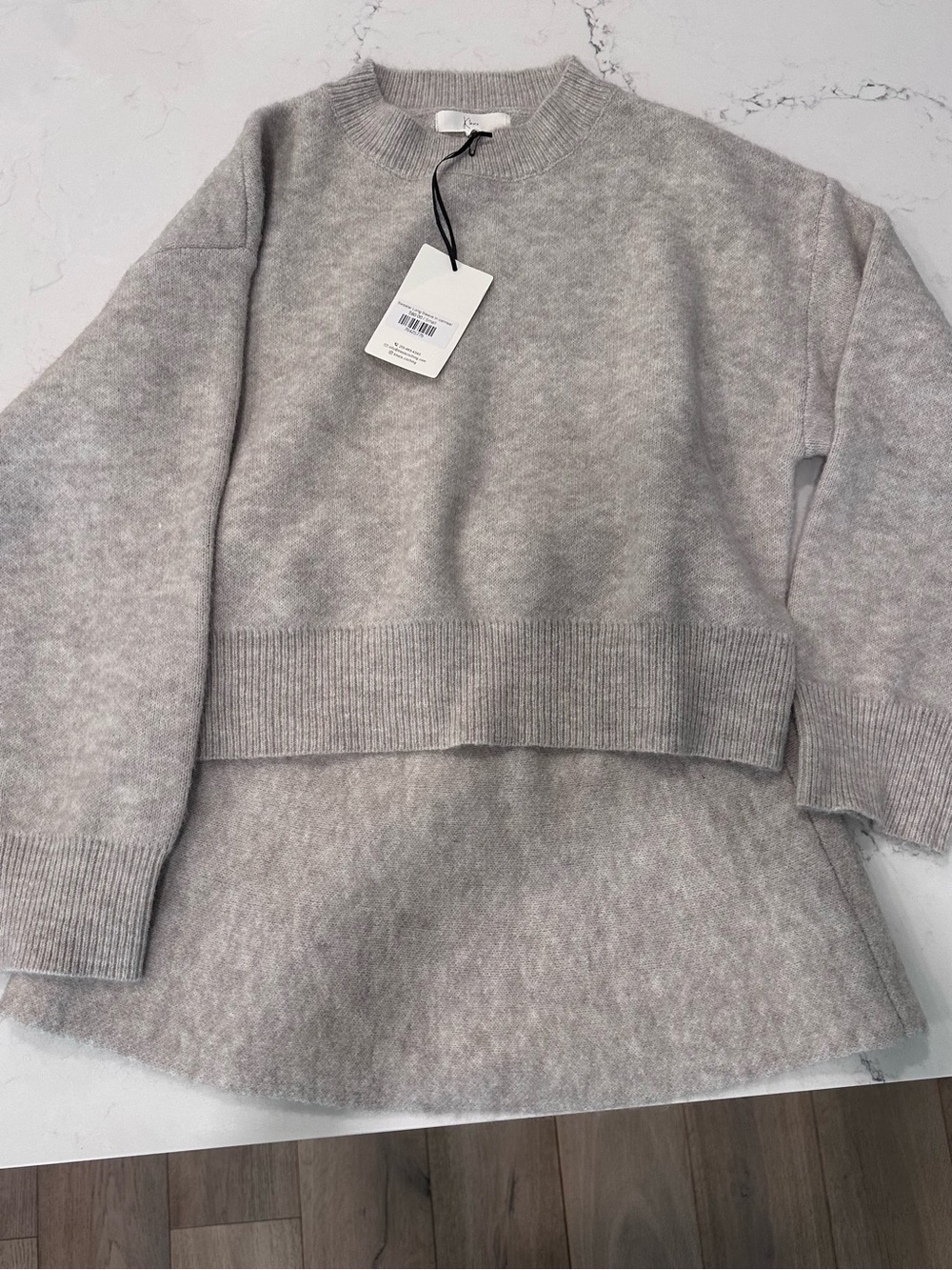 NWT Khan sweater/skort set SMALL